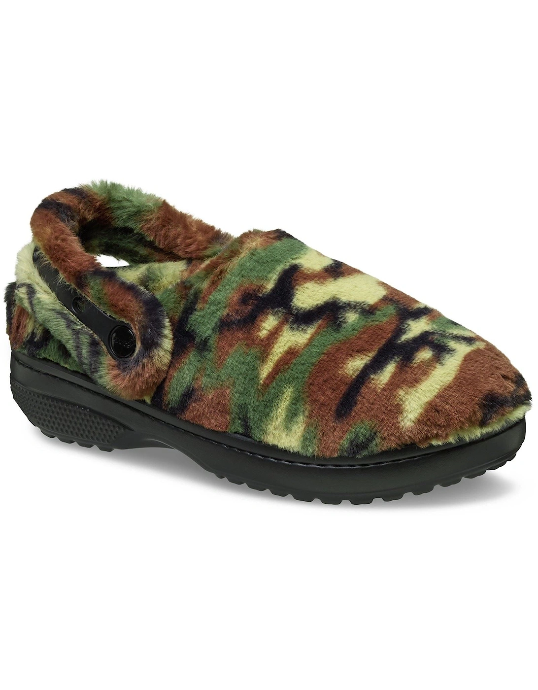 Classic Unfurgettable Clog Polyester Blend Men's Army Green Clogs, 7 of 6