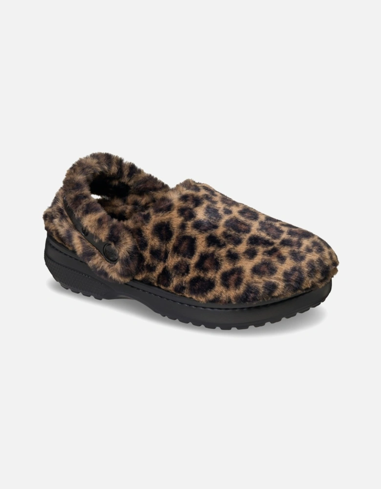 Classic Unfurgettable Clog Polyester Blend Women's Leopard Clogs