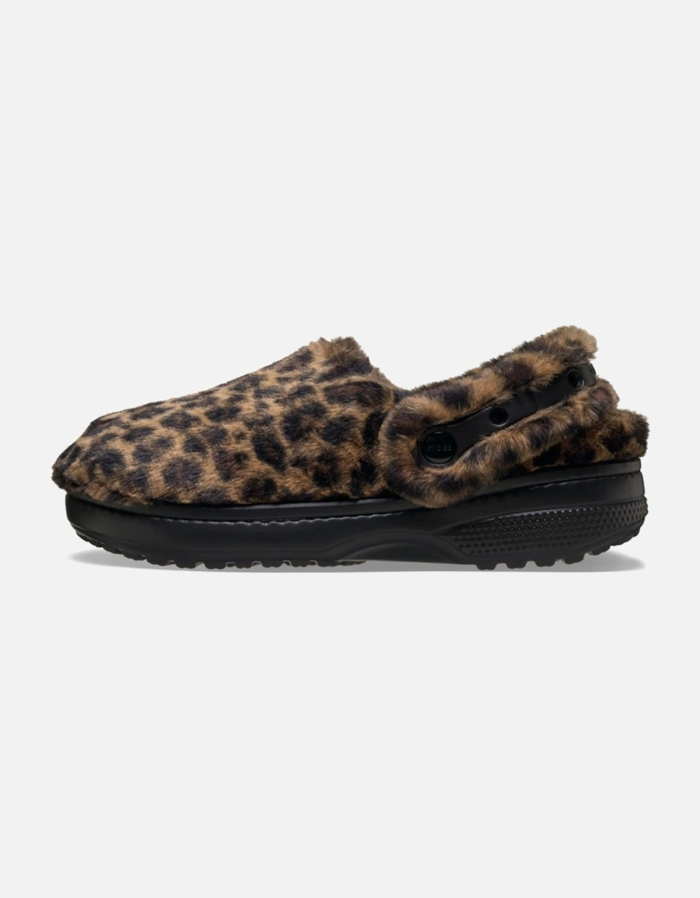 Classic Unfurgettable Clog Polyester Blend Women's Leopard Clogs