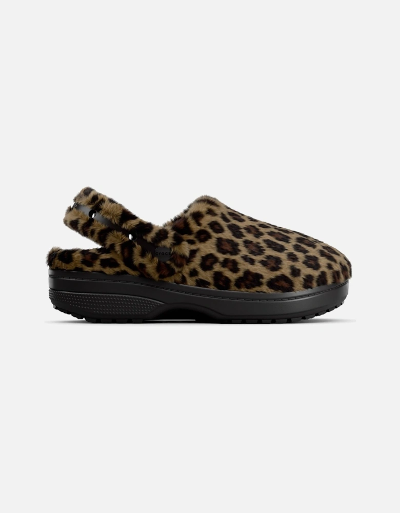 Classic Unfurgettable Clog Polyester Blend Women's Leopard Clogs