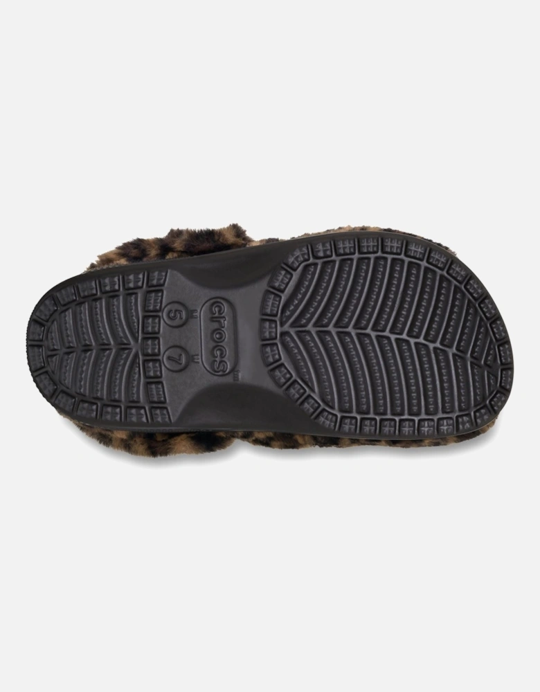 Classic Unfurgettable Clog Polyester Blend Women's Leopard Clogs