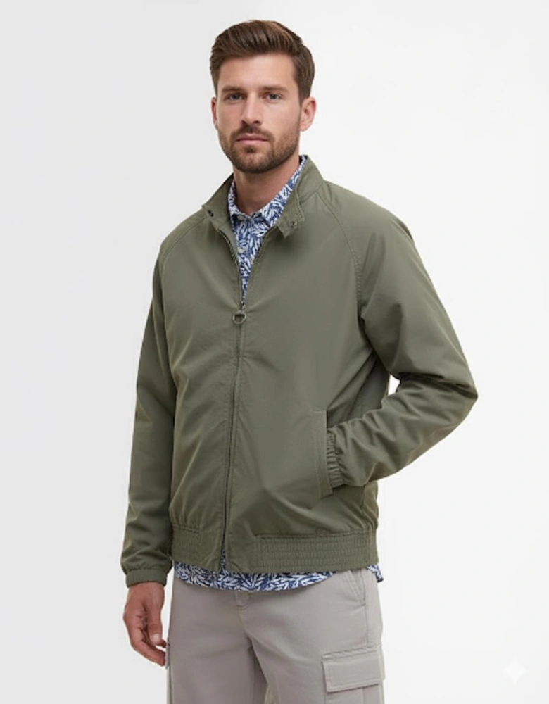 Royston Cotton Mens Casual Jacket - Light Moss