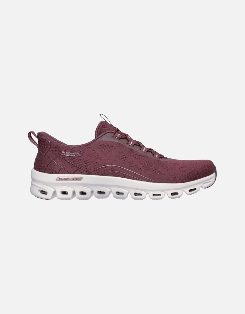 Glide-Step Elevate Amaze Textile Women's Burgundy Trainers