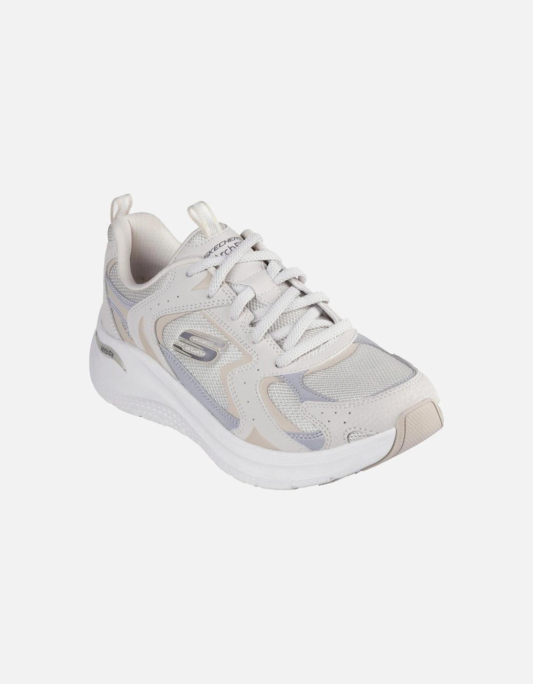 Arch Fit 2.0 Vintage Luxe Leather Women's Natural Trainers, 3 of 2