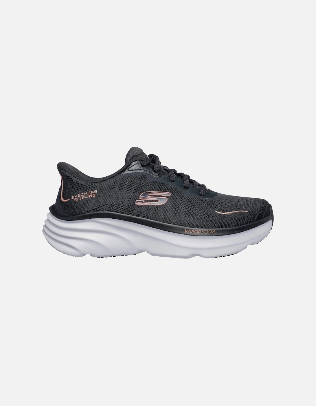 D'Lux Vapor Clear Horizon Textile Women's Black Trainers