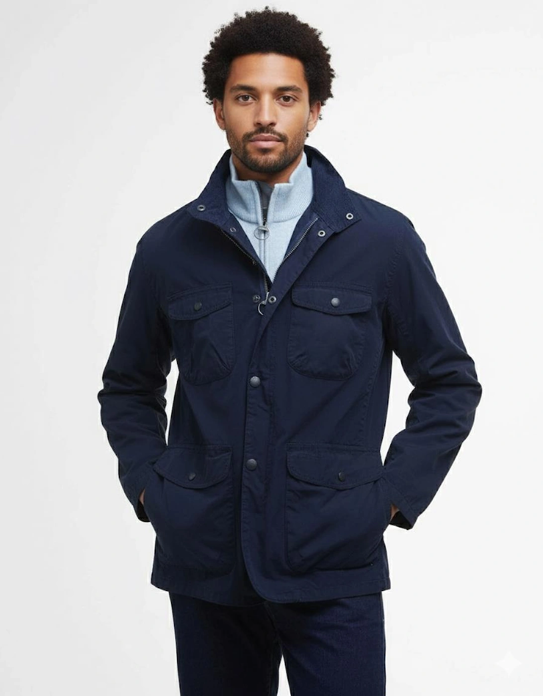 Ogston Mens Casual Jacket - Navy