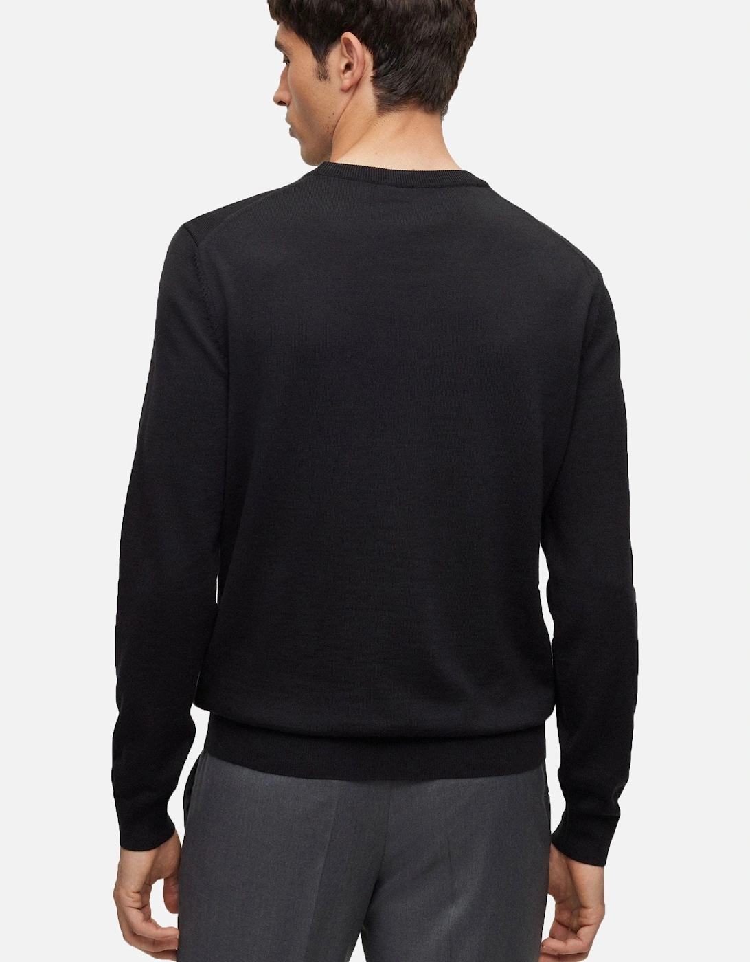Baram-l V-neck Knitwear Black