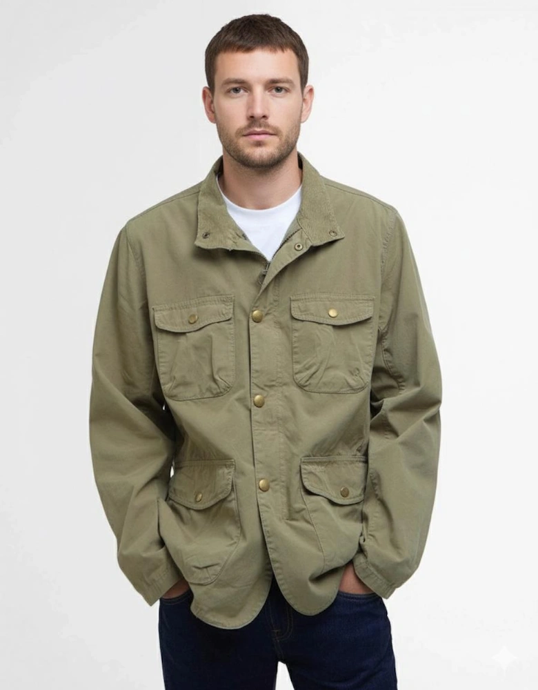 Ogston Mens Casual Jacket - Bleached Olive