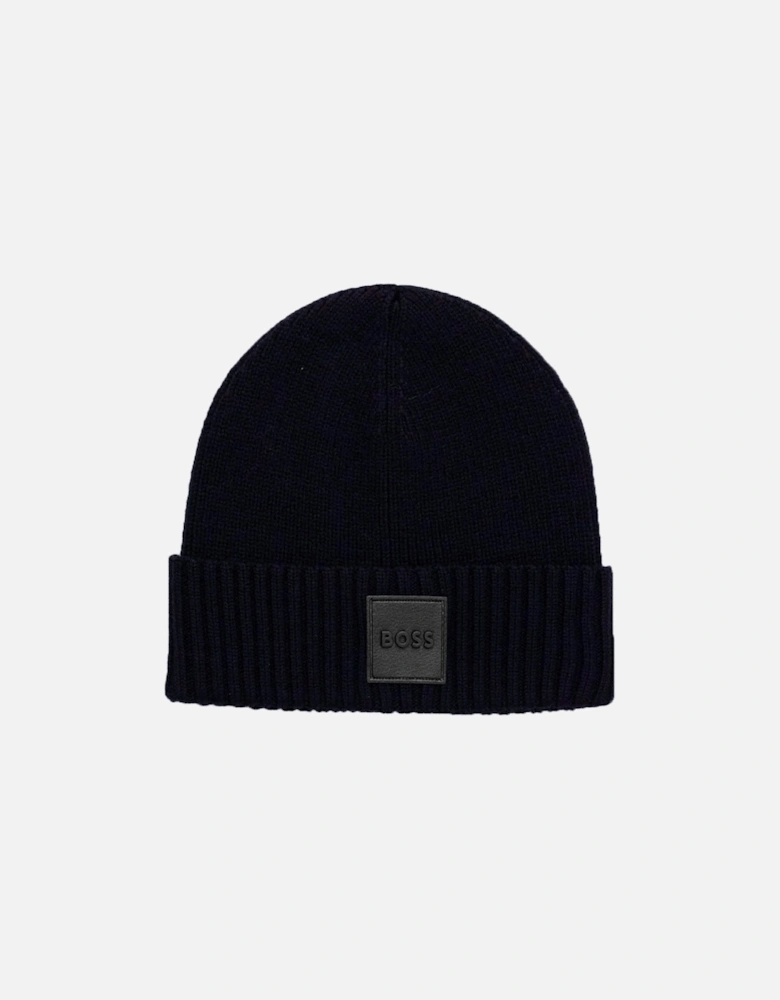 Boss Flavio Beanie Hat Dark Blue