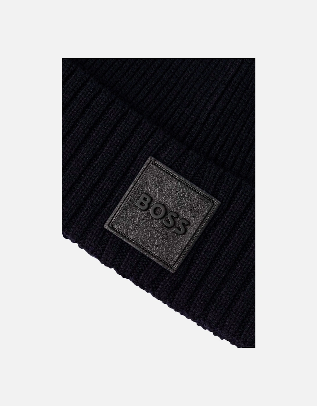 Boss Flavio Beanie Hat Dark Blue