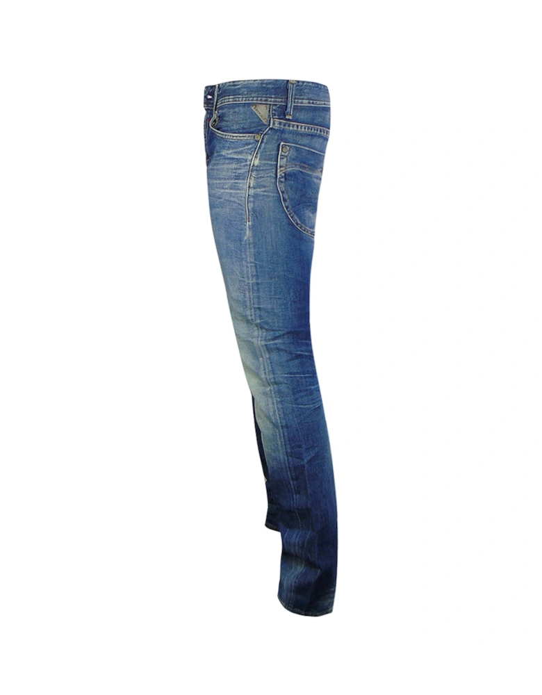 Mijag Blue Denim Pants