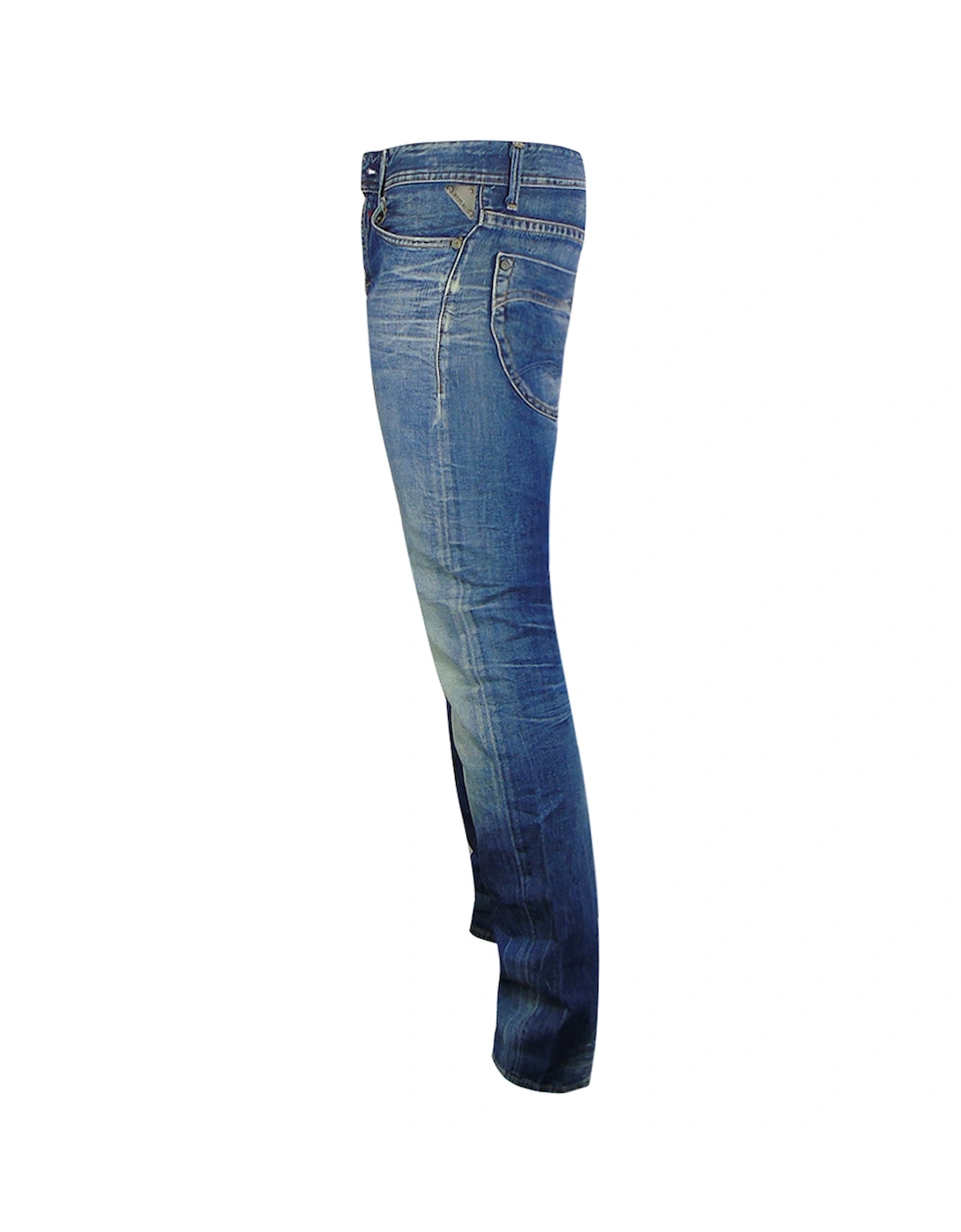 Mijag Blue Denim Pants