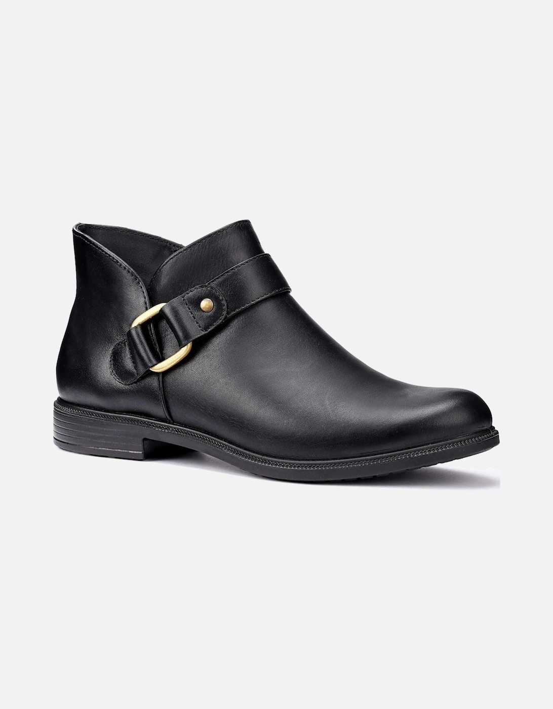 Linton Womens Wide Fit Ankle Boots, 5 of 4