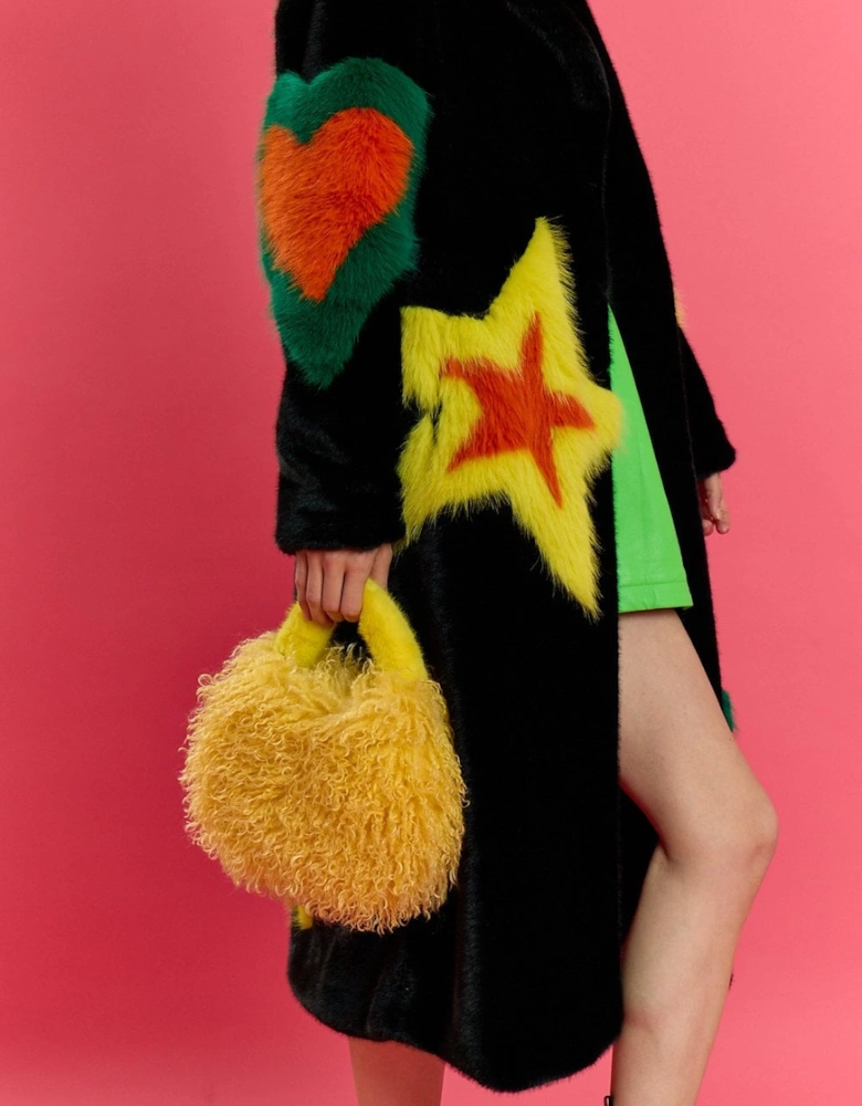 Bamboo Eco Faux Fur Bag