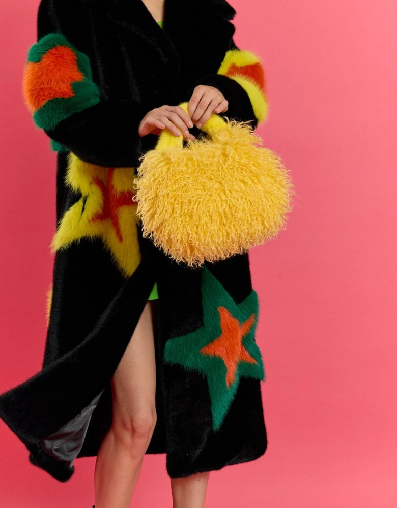 Bamboo Eco Faux Fur Bag