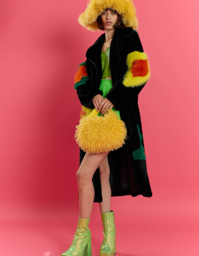 Bamboo Eco Faux Fur Bag