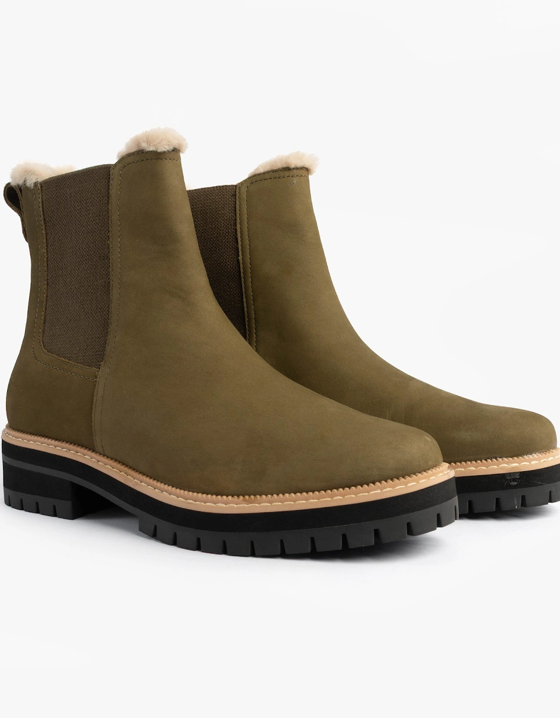 BENNET Womens Ankle Boots Olive