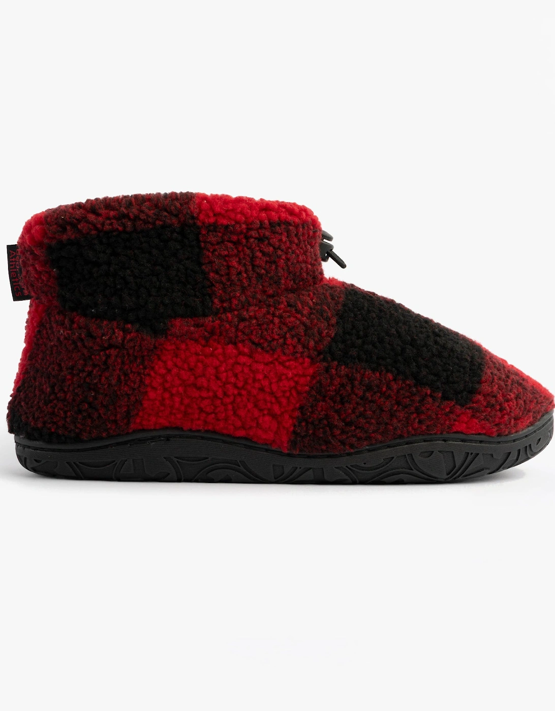 NEESON Mens Sherpa Boots Red / Black Check, 7 of 6