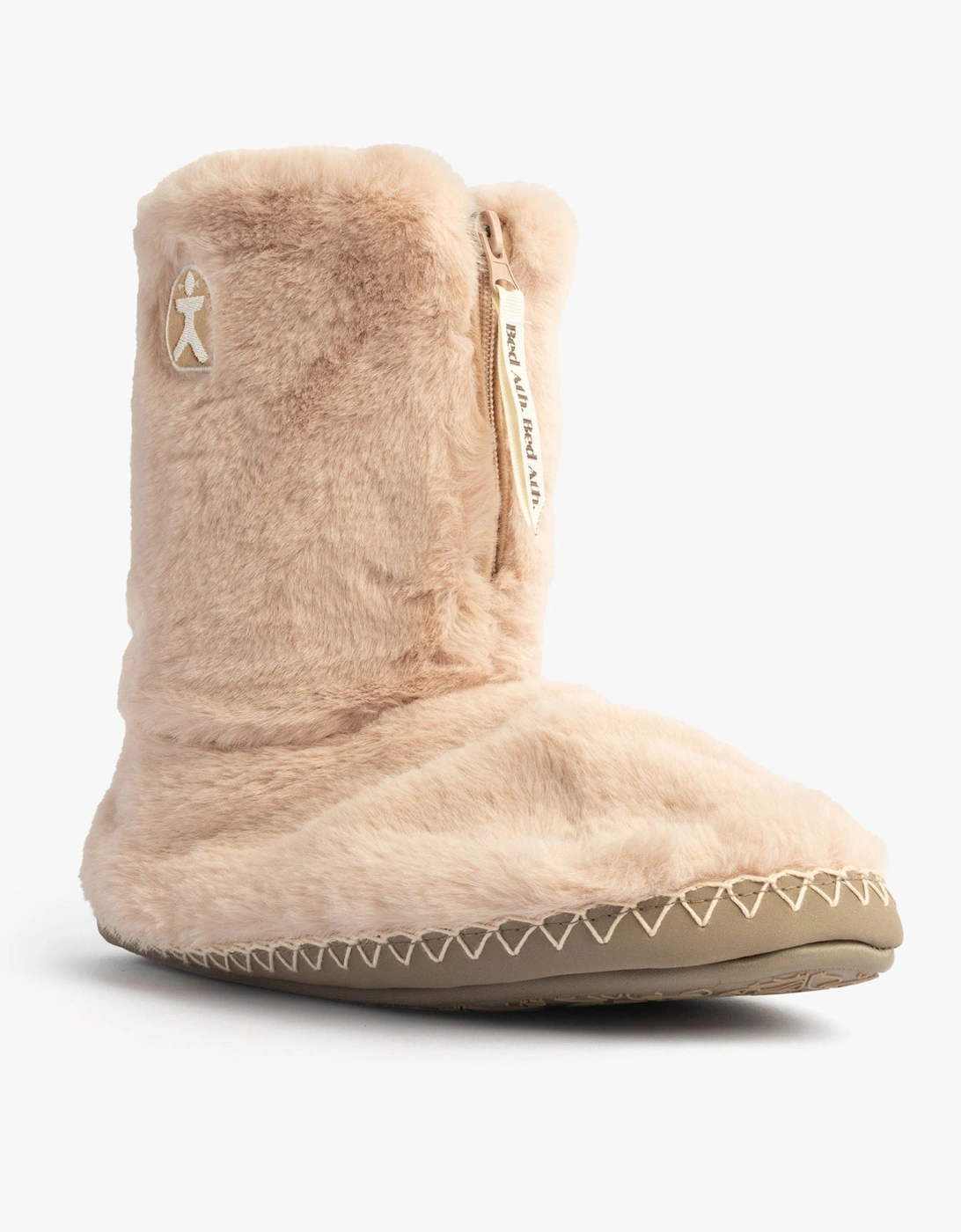 MARILYN Womens Faux Fur Boot Slippers Gingerbread