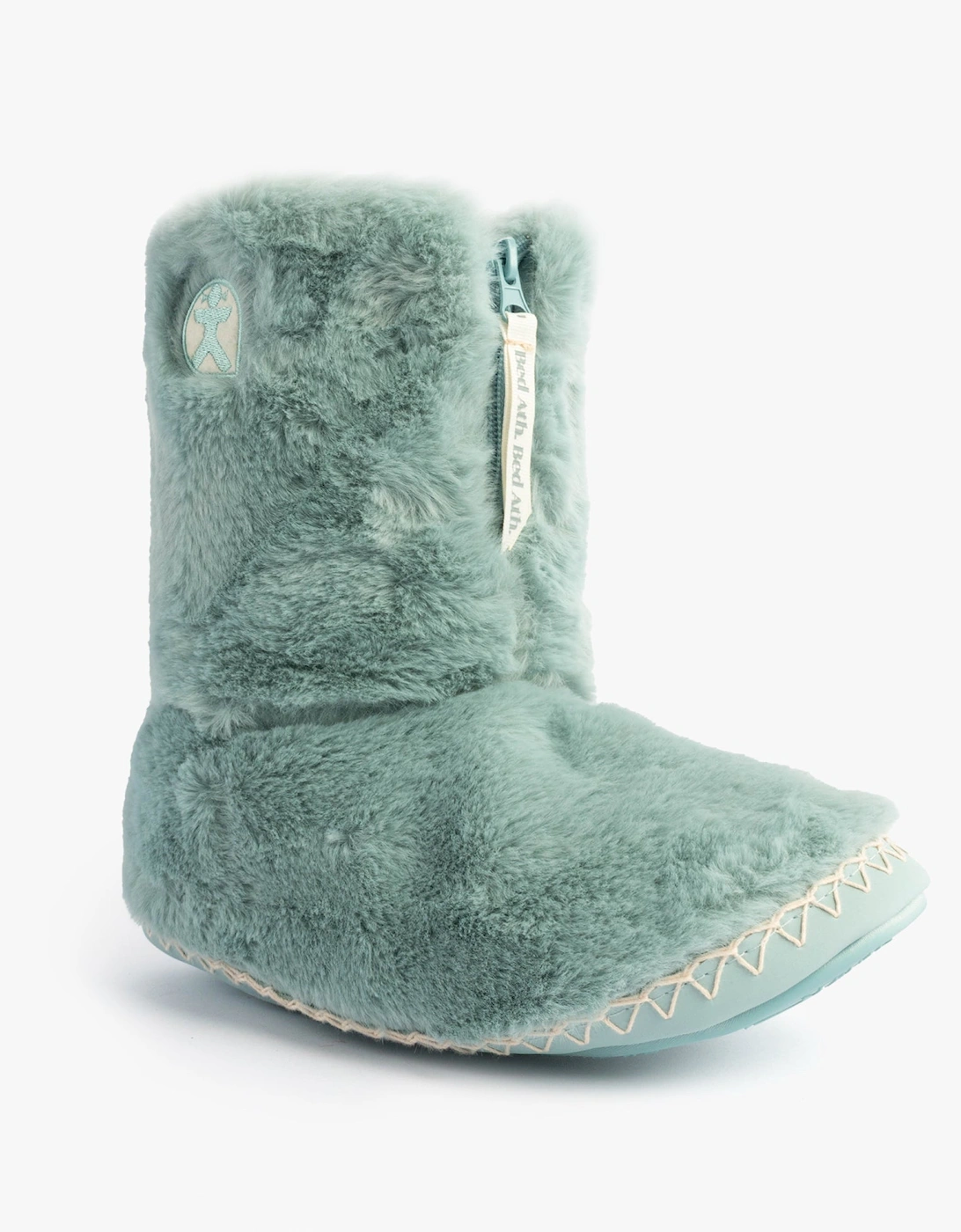 MARILYN Womens Faux Fur Boots Seafoam