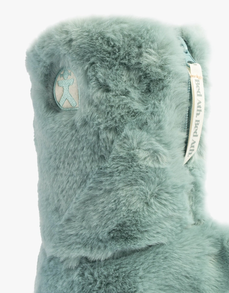 MARILYN Womens Faux Fur Boots Seafoam