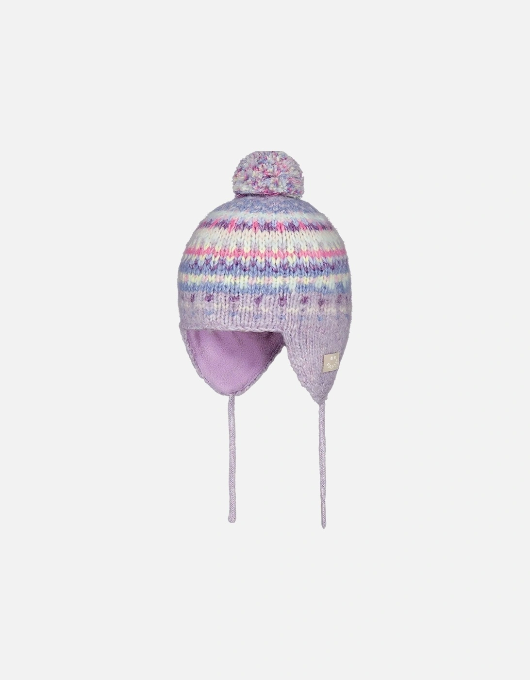 Kids Mitala Ear Flaps Bobble Hat, 2 of 1