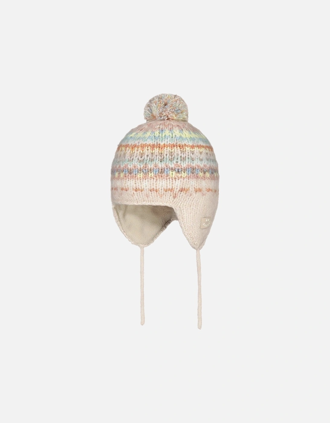 Kids Mitala Ear Flaps Bobble Hat, 2 of 1