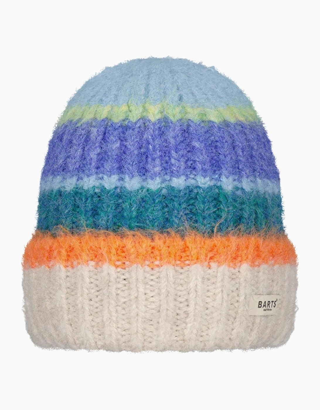 Barts Women's Cream Haputale Colorful Stripes Beanie - Size: One Size
