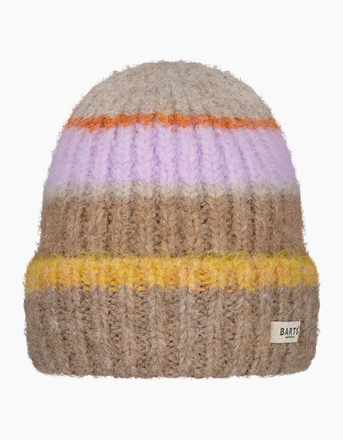 Barts Women's Cream Haputale Colorful Stripes Beanie - Size: One Size