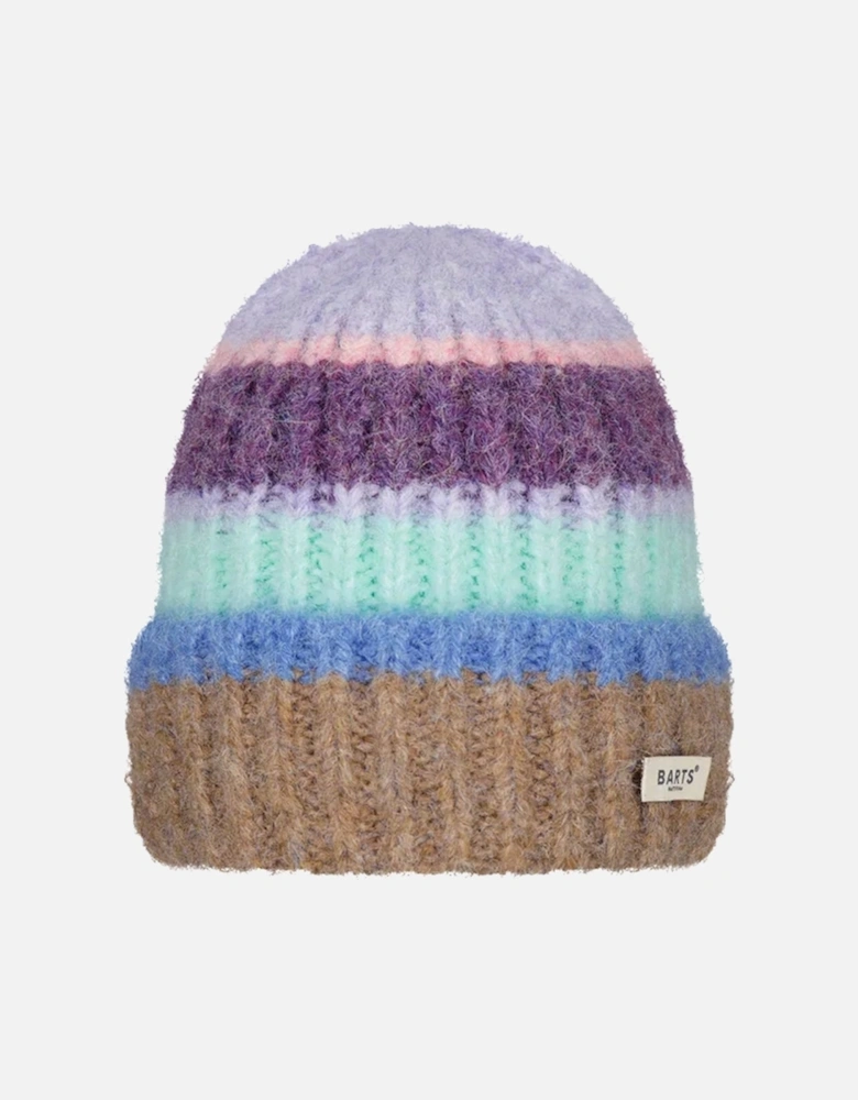 Womens Haputale Colorful Stripes Beanie