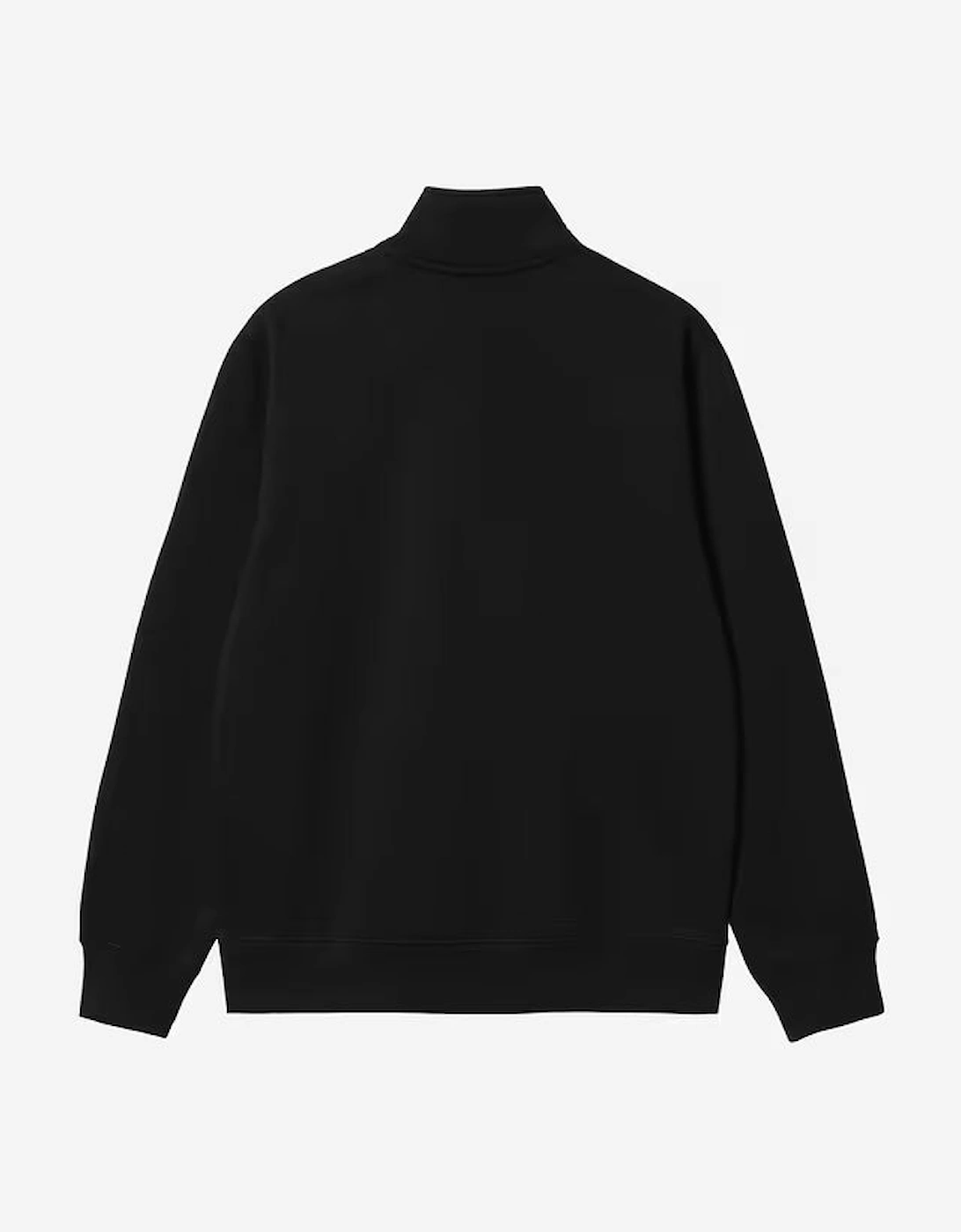 Carhartt CARHARTT CHASE ZIP NECK SWEATSHIRT BLACK/GOLD