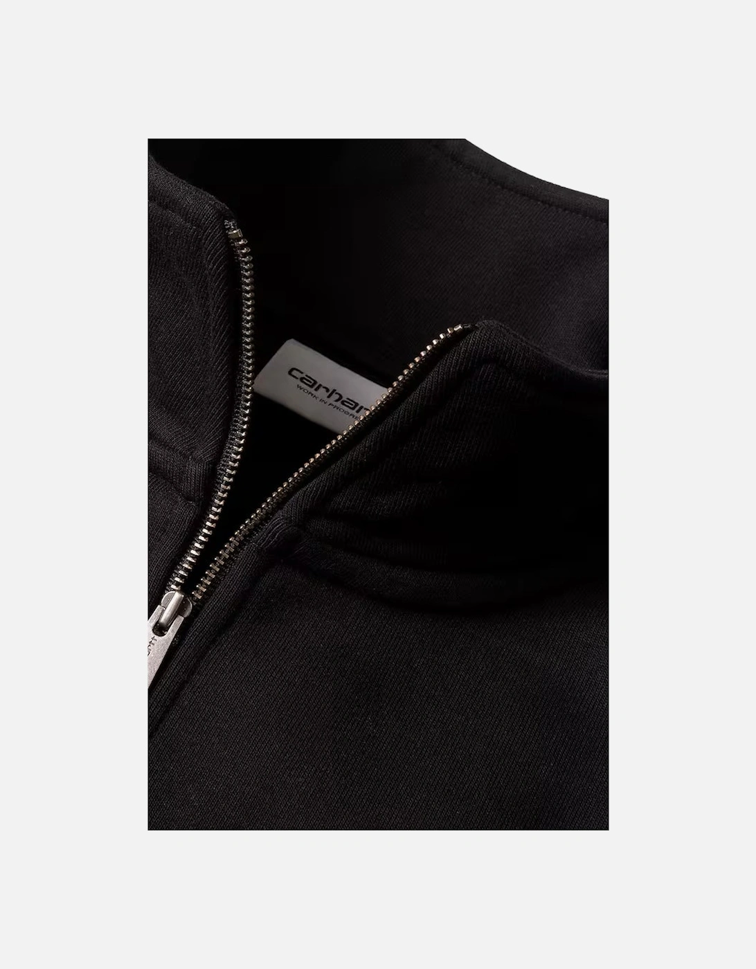 Carhartt CARHARTT CHASE ZIP NECK SWEATSHIRT BLACK/GOLD