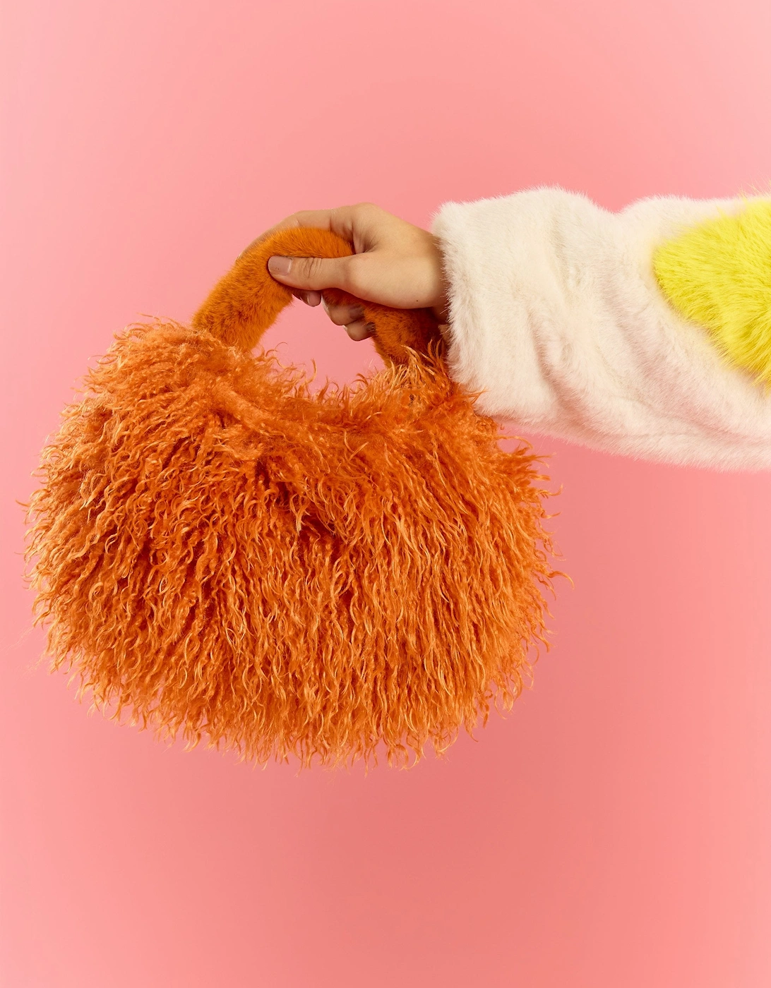 Bamboo Eco Faux Fur Bag