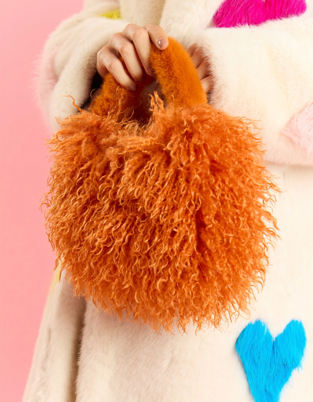 Bamboo Eco Faux Fur Bag, 3 of 2