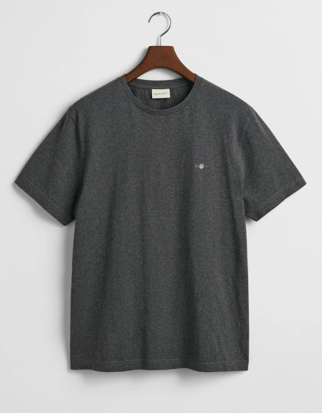 Regular Shield T-Shirt, Antracit Melange, 2 of 1