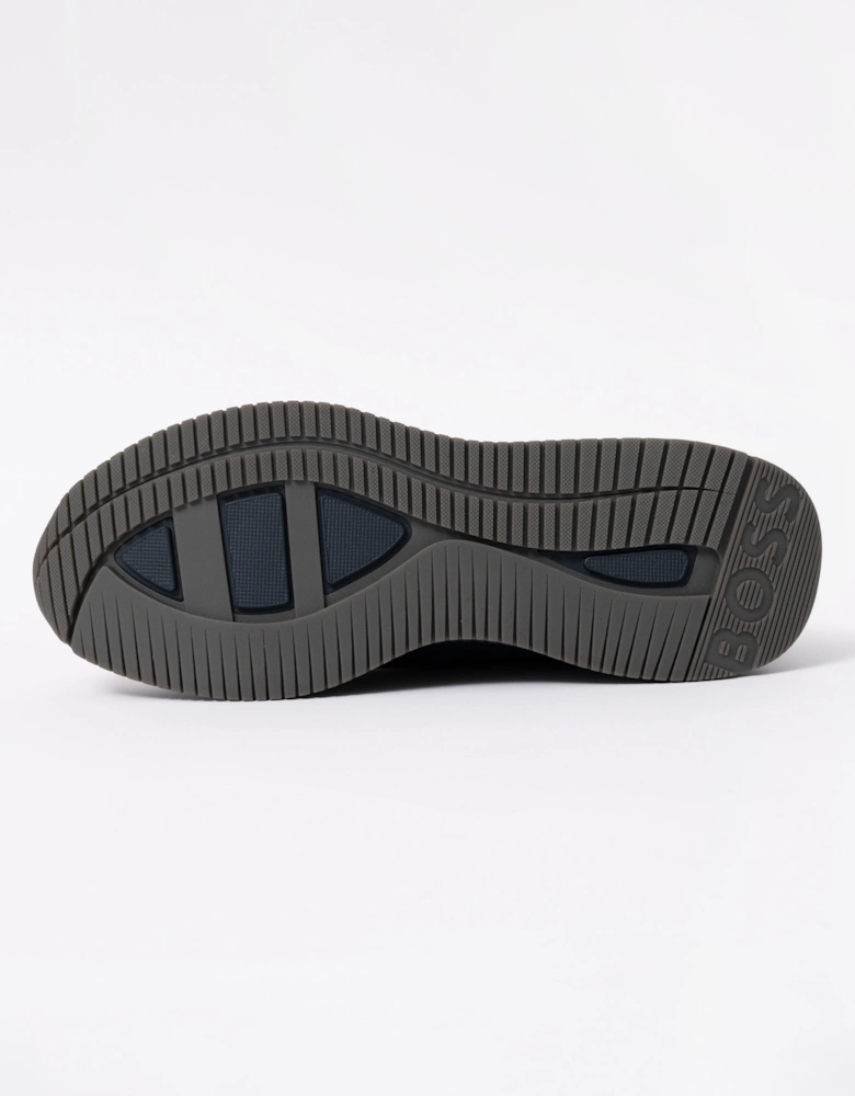 BOSS Orange TTNM EVO Mens Trainers with Knitted Uppers - Open Blue 475