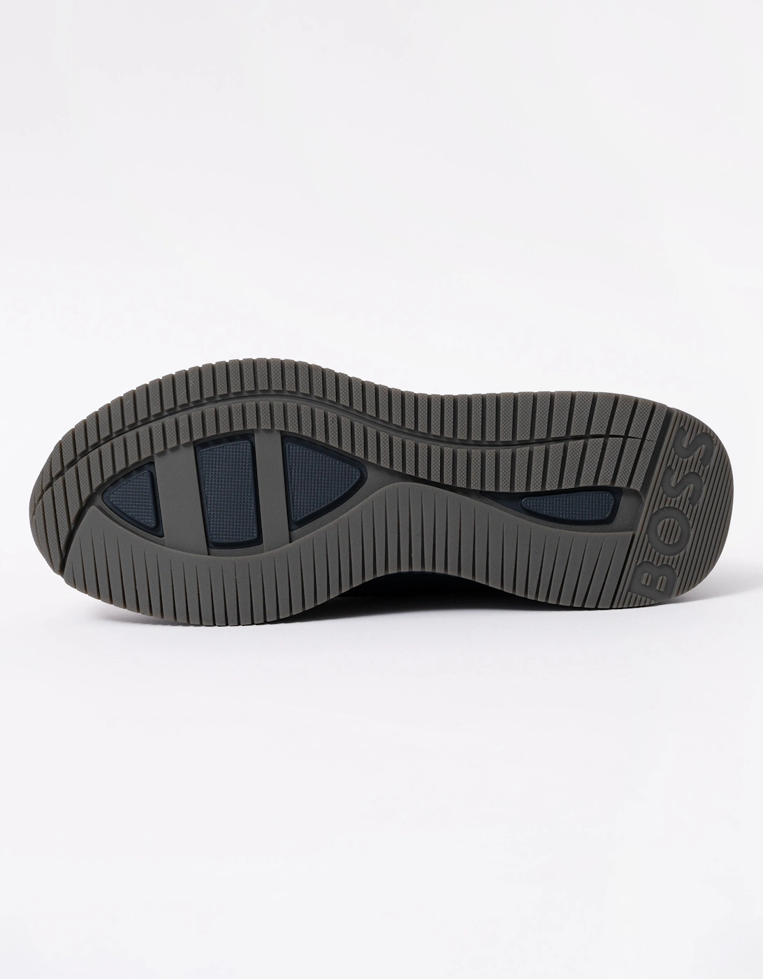 BOSS Orange TTNM EVO Mens Trainers with Knitted Uppers - Open Blue 475