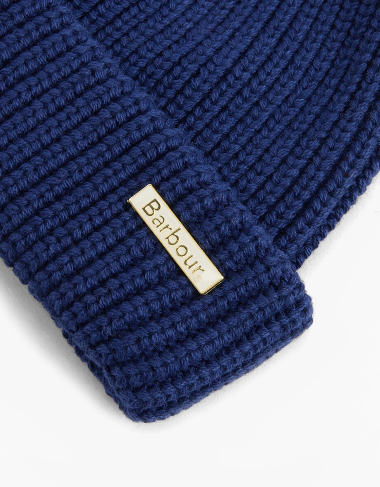 MOSELY Mens Beanie Inky Blue