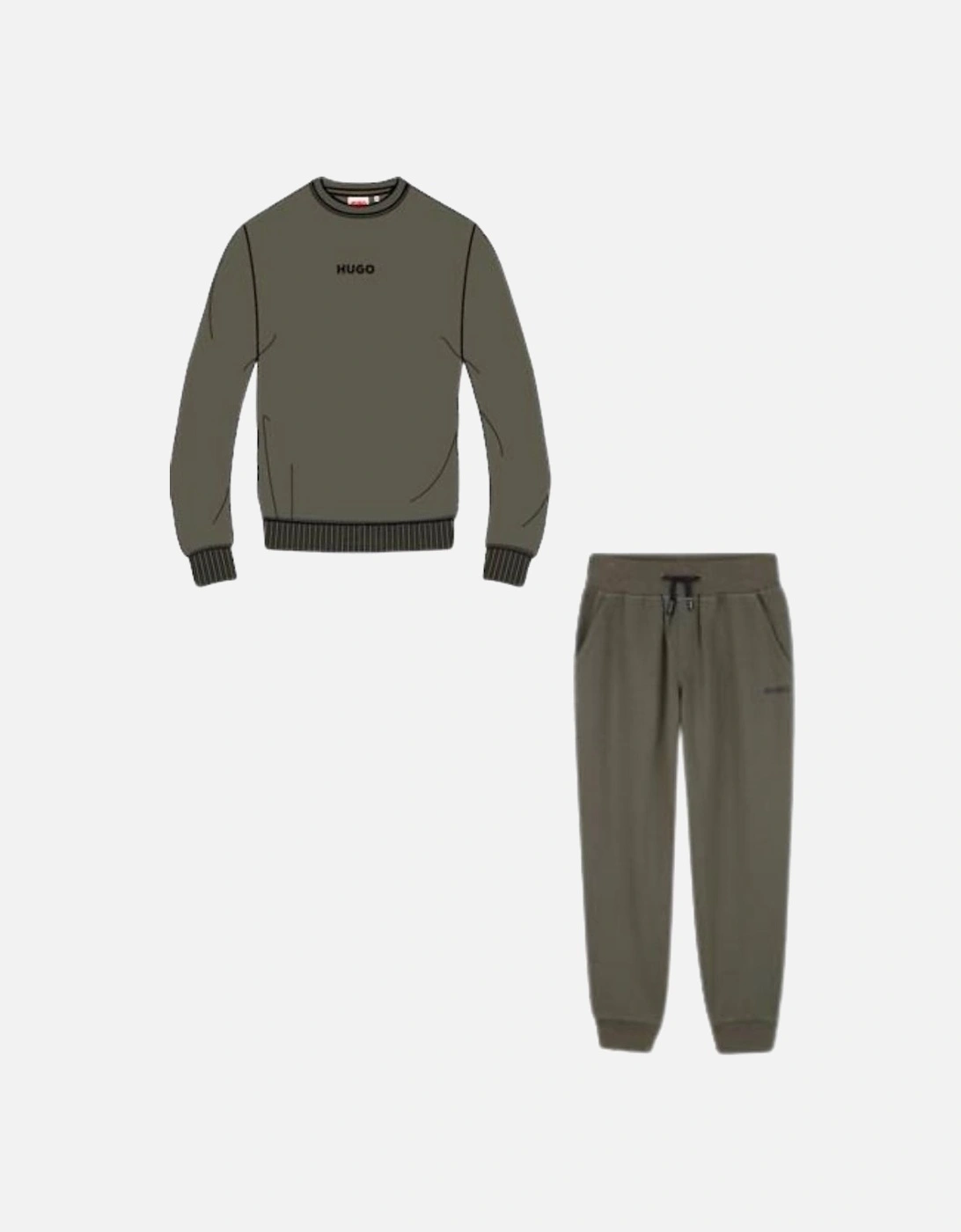 HUGO BOYS KHAKI TRACKSUIT G00465/G00447, 2 of 1