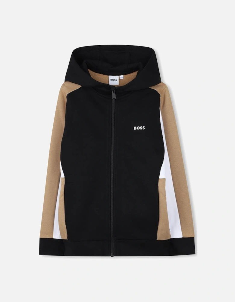 BOSS BOYS BLACK TRACKSUIT J52322/J52290