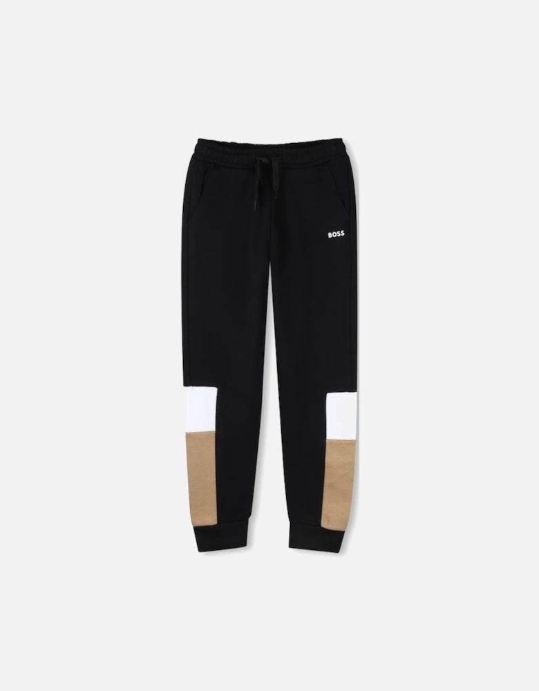 BOSS BOYS BLACK TRACKSUIT J52322/J52290