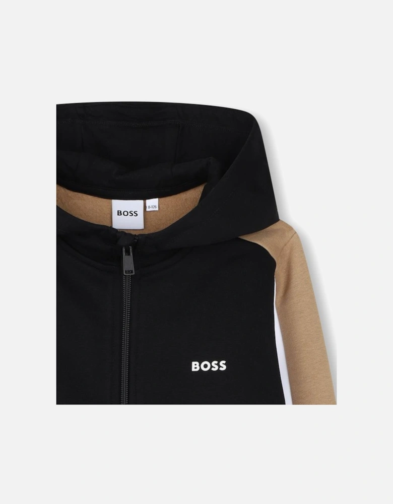 BOSS BOYS BLACK TRACKSUIT J52322/J52290