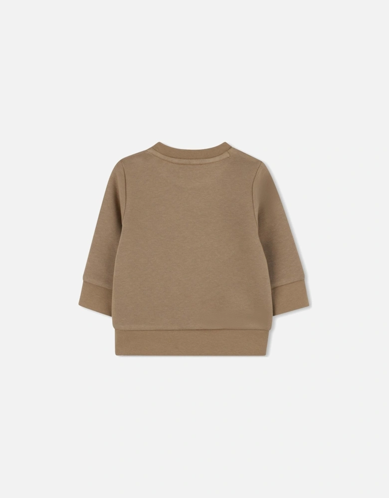 BOSS BEIGE BABY/TODDLER SWEATSHIRT J52458