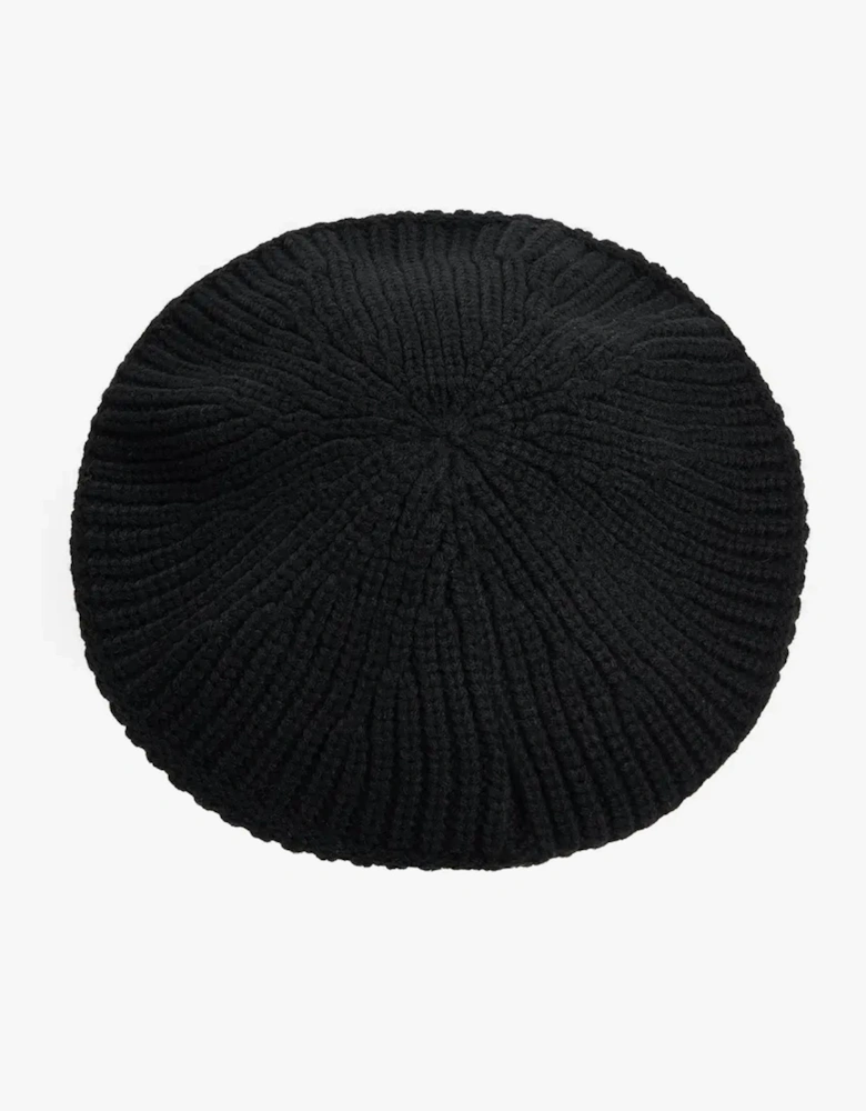 BELDON BERET Womens Beanie Black