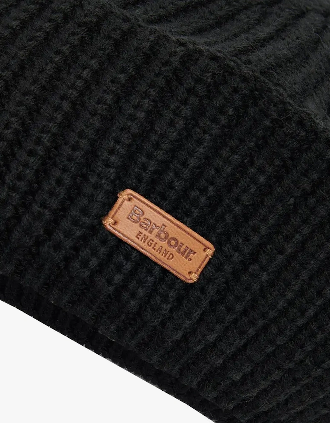BELDON BERET Womens Beanie Black