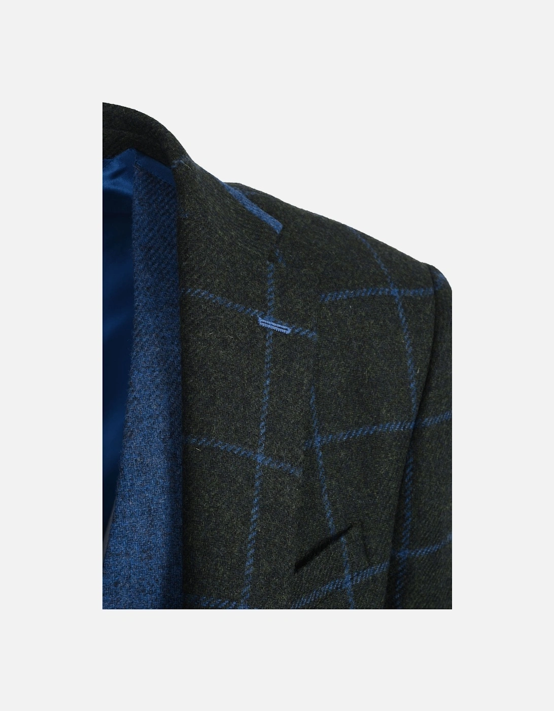Jacket and Waistcoat Green/Blue Check