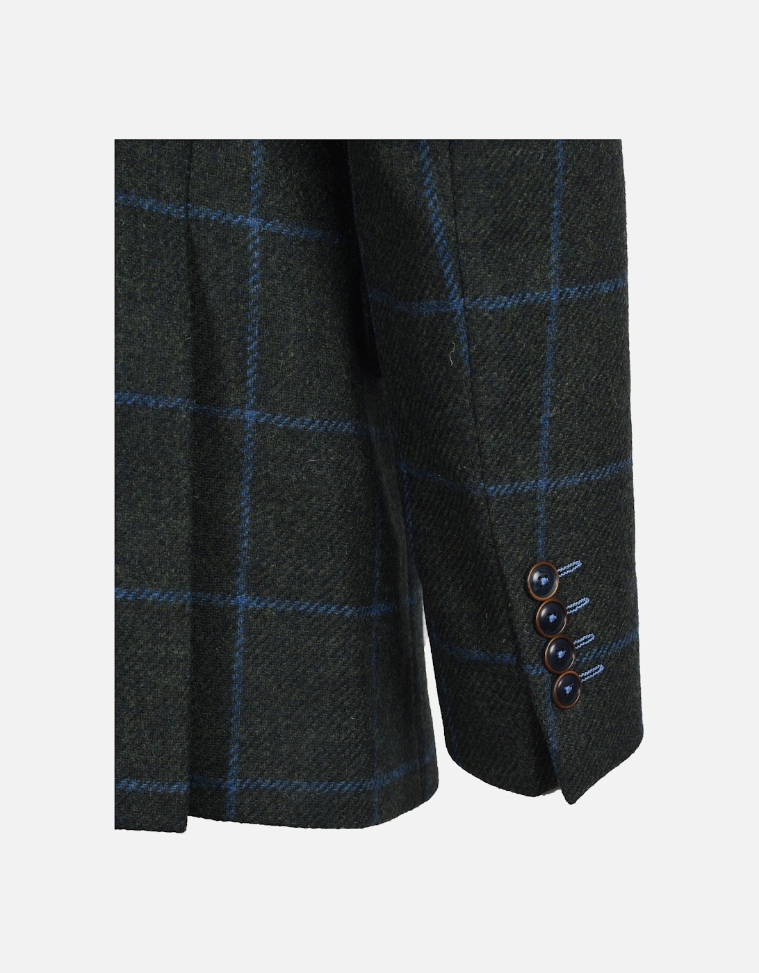 Jacket and Waistcoat Green/Blue Check