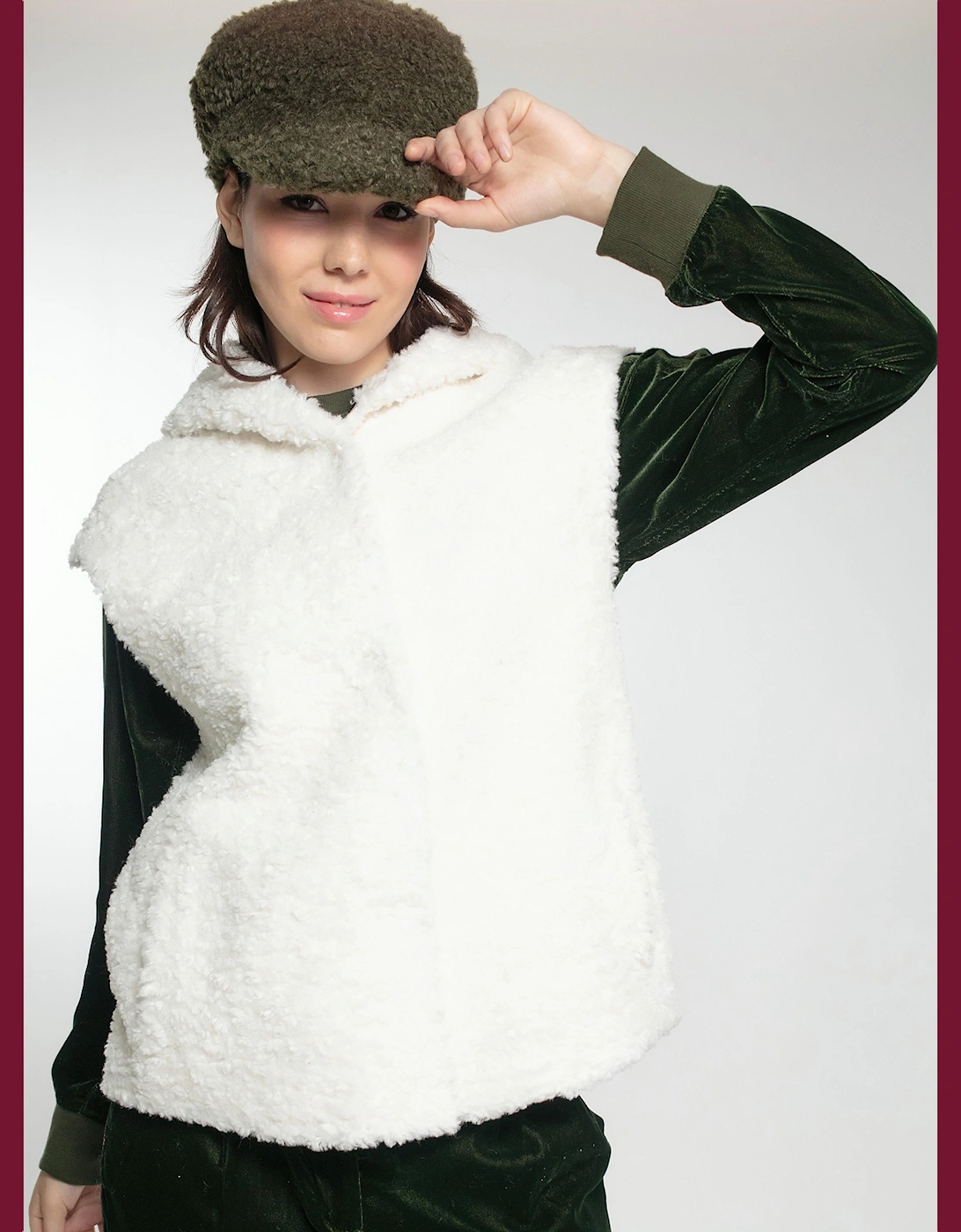 Sophie Cap In Khaki