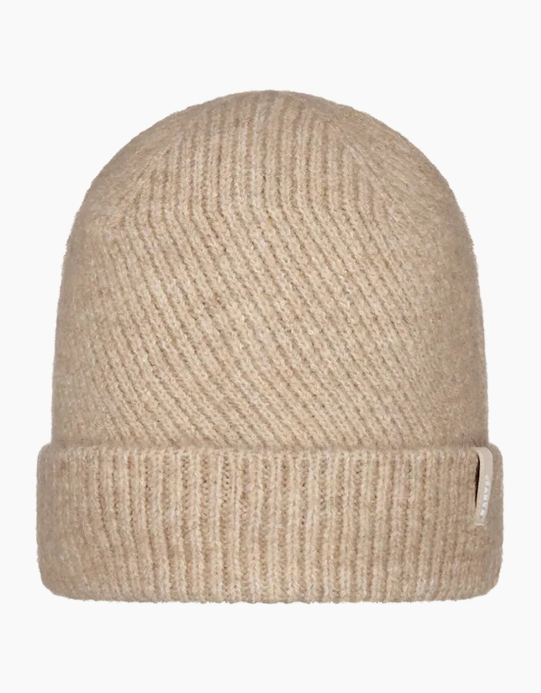 Boy's Barts Womens Kirinda Diagonal knitted Beanie - Tan - Size: ONE size