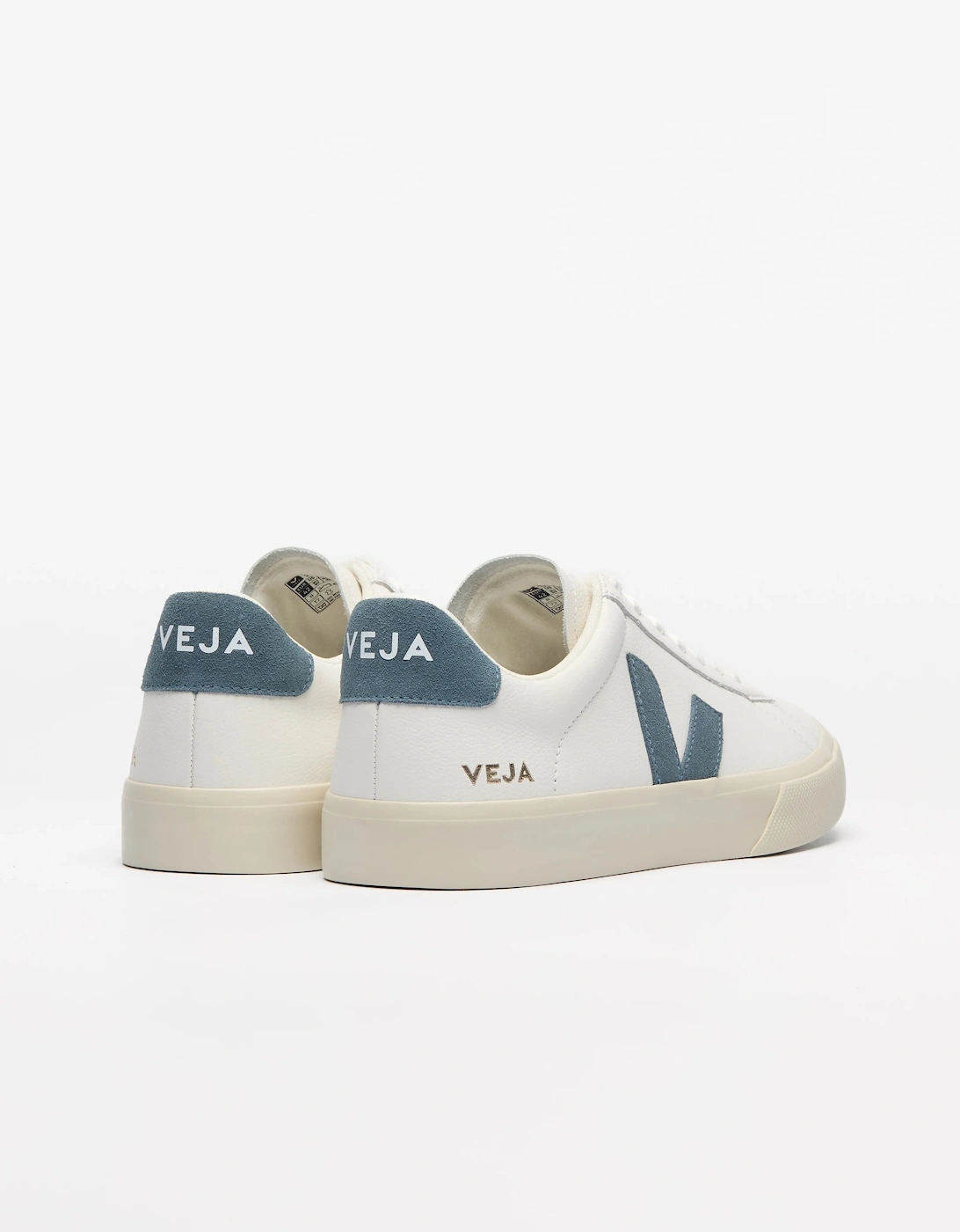 Campo Leather Womens Trainers - White/California